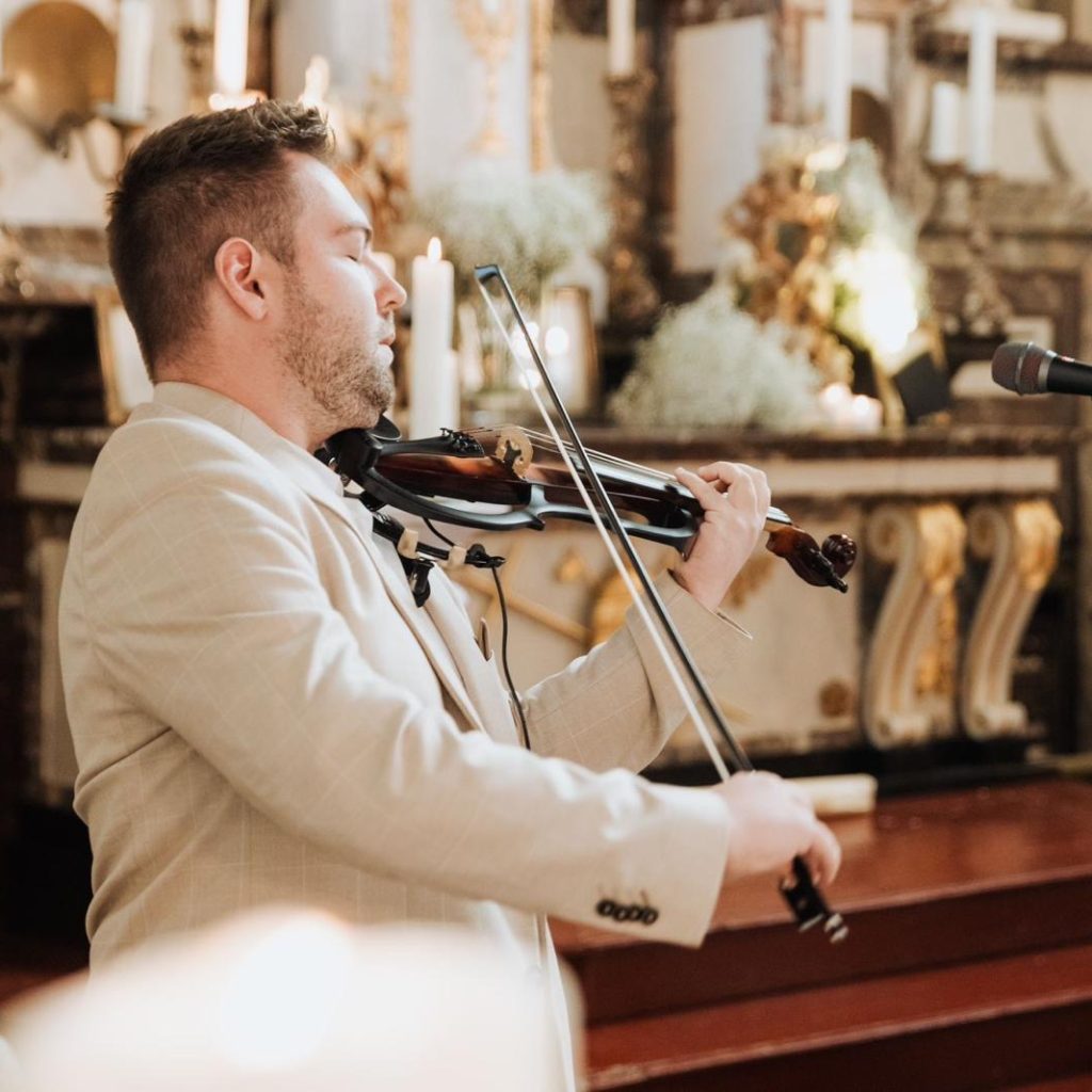 Violist Yannick Swennen huwelijksceremonie